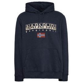 Sweat Capuche Hooded Napapijri B-Ayas H Blu Marine Bleu Marine S