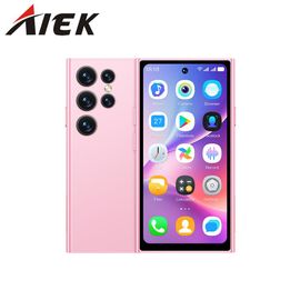 S25 Pro 3G Smartphone 4.0 pouces MTK6580M 2GB 16GB Android 10.0 Bluetooth 4.0 Bluetooth 4.0 Reconnaissance faciale Double SIM 2000mAh Rose
