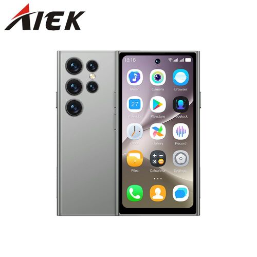 S25 Pro 3G Smartphone 4.0 pouces MTK6580M 2GB 16GB Android 10.0 Bluetooth 4.0 Bluetooth 4.0 Reconnaissance faciale Double SIM 2000mAh Gris