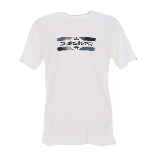 Tee Shirt Manches Courtes Quiksilver Follow Arrows Cropped Camo Ss Tee Ym Blanc Xs
