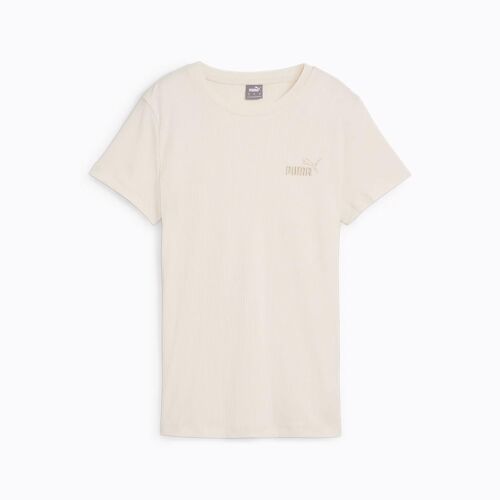 Tee Shirt Manches Courtes Puma W Ess Ele Tee Beige M
