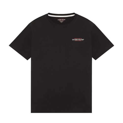 Tee Shirt Manches Courtes Guess Gj Ss Cn Slim Americ - Organic Cotton 160gsm Noir Xl