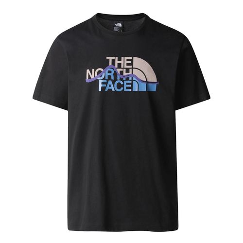 Tee Shirt Manches Courtes The North Face M S/S Mountain Line Tee Noir M