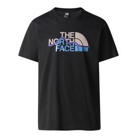 Tee Shirt Manches Courtes The North Face M S/S Mountain Line Tee Noir M