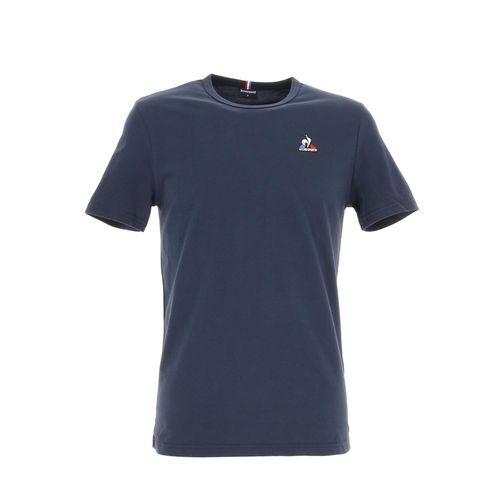 Tee Shirt Manches Courtes Le Coq Sportif Ess Tee Ss N3 M Bleu Moyen Xs