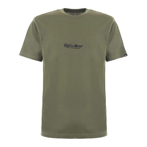 Tee Shirt Manches Courtes Quiksilver Qs Simple Lettring Ss Vert L