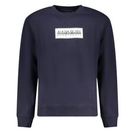 Sweat Napapijri B-Box Logo C Blu Marine Bleu Marine Xl