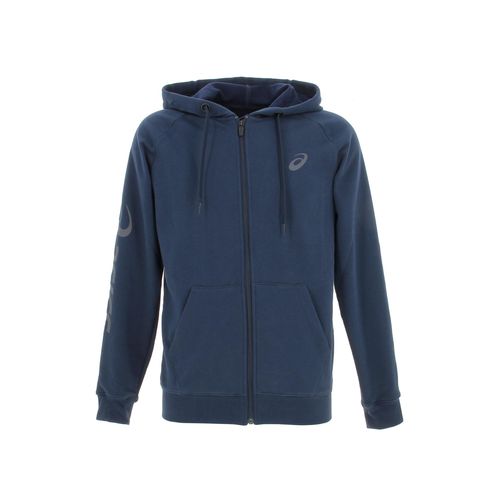 Vestes Sweats Zippés Capuche Asics Big Asics Fz Hoodie Bleu Marine L