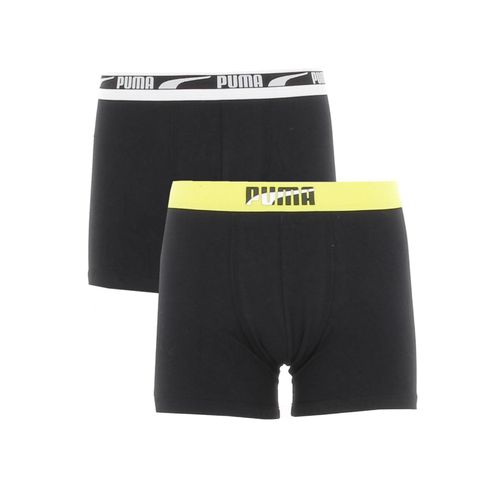 Boxer Puma Puma Boys Placed Logo Boxer 2p Noir 152 Cm