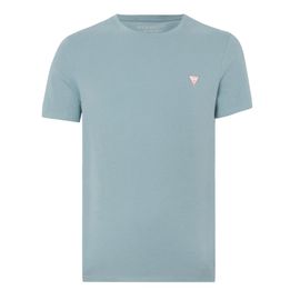 Tee Shirt Manches Courtes Guess Cn Ss Core Tee Str Bleu Moyen S