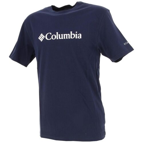 Tee Shirt Manches Courtes Columbia Csc Basic Logo Navy Bleu Marine / Bleu Nuit S