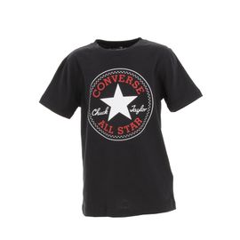 Tee Shirt Manches Courtes Converse Cnvb Chuck Patch Tee Noir 10-12 Ans