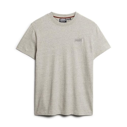 Tee Shirt Manches Courtes Superdry Essential Logo Grege Ch Tsh Mc Gris Clair M