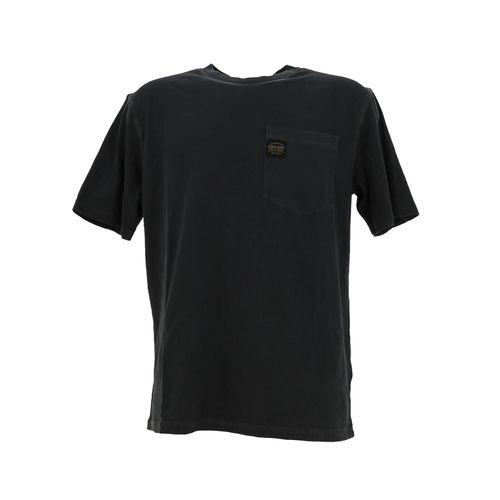 Tee Shirt Manches Courtes Superdry Contrast Stitch Pocket Tee Blk Noir M