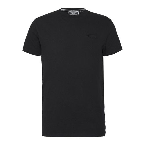 Tee Shirt Manches Courtes Superdry Vintage Logo Emb Black Tsh Mc Noir M