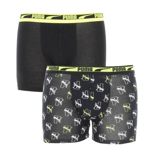 Boxer Puma Puma Boys Logo Boxer 2p Noir 128 Cm