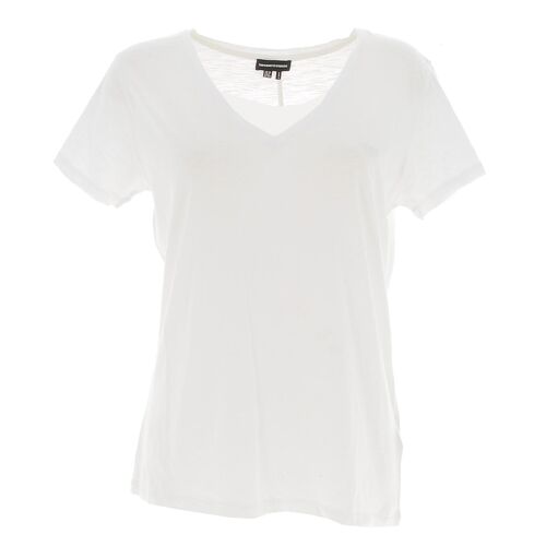 Tee Shirt Manches Courtes Superdry Studios Slub Emb Vee Tee Optic Blanc 40