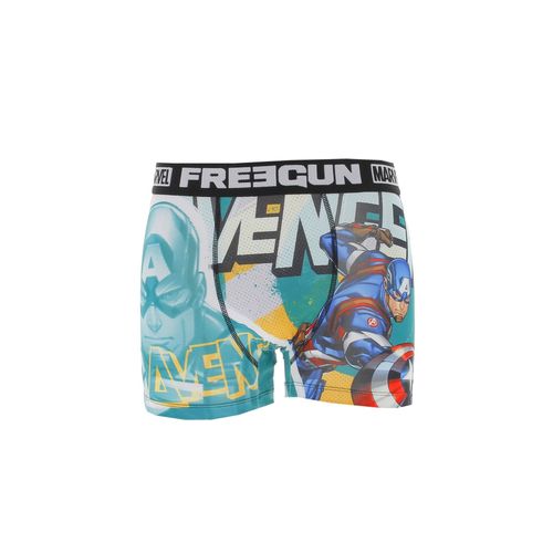 Sous Vêtement Boxer Freegun Boxer Homme En Microfibre Bleu Ciel M