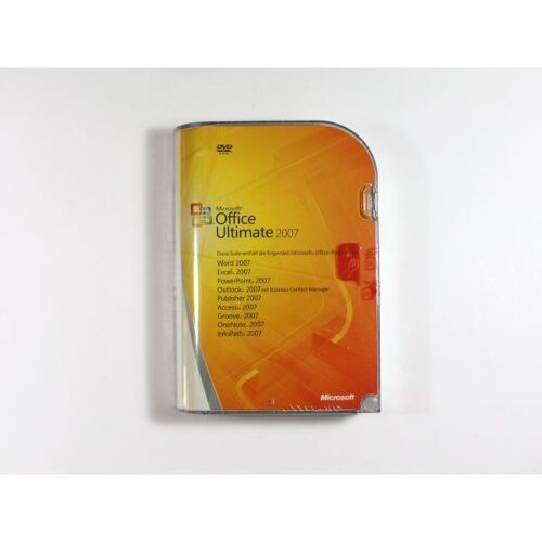 Microsoft Office Ultimate 2007 - Version Boîte - 1 Pc - Dvd - Win - Allemand)