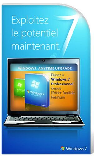 Microsoft Windows 7 Professional - Licence De Mise À Niveau - 1 Pc - Mise À Niveau De Home Premium - Wau - 32/64-Bit - Français)