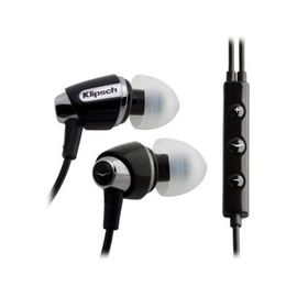 Klipsch Image S4i - Micro-casque - intra-auriculaire - filaire - isolation acoustique - noir, chrome