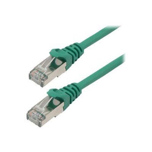 MCL - Cordon de raccordement - RJ-45 (M) pour RJ-45 (M) - 2 m - 6.2 mm - SFTP - CAT 7 - sans halogène, moulé, sans crochet - vert