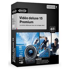 Magix Video Deluxe Premium - (V. 15) - Version Boîte - 1 Utilisateur - Dvd - Win - Français)