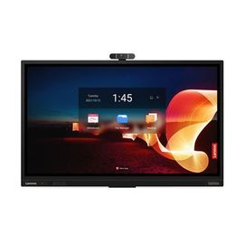 Lenovo ThinkVision T65 - 65" écran LCD rétro-éclairé par LED - interactive - avec touchscreen (multi touch) / 8-microphone array / detachable 4K camera - Android - 4K UHD...