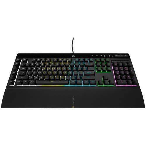 CORSAIR Gaming K55 RGB PRO - Clavier - rétroéclairé - USB - AZERTY - Belge - noir