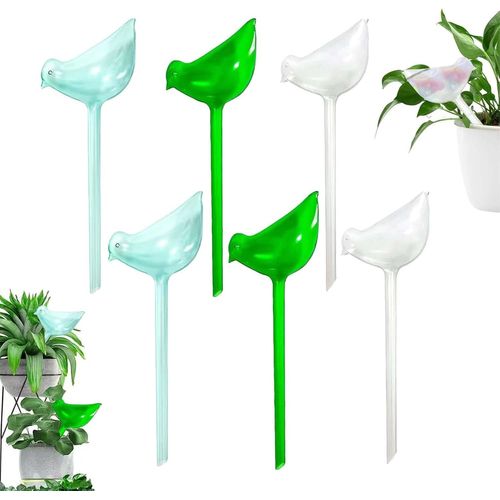 Ensemble de 6 Systèmes d'Arrosage Automatiques Multicolores - Oyas Environnement, Idéal pour l'Arrosage de Plantes en Vacances et Le Réservoir d'eau pour Plantes d'Intérieur
