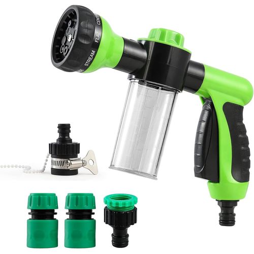 Pistolet D'Arrosage Jardin, Pistolet Tuyau D'Arrosage, Haute Pression 8 Modes Réglables Arrosage Pistolet Arrosoir Pour Arrosage Pelouse, Lavage De Voiture, Douches Des Animaux