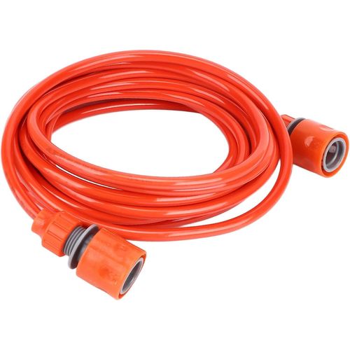 Tuyau D'arrosage Court 6 M Haute Pression Anti-déflagrant Tuyau D'eau en Plastique Flexible pour le Nettoyage des Voitures Salle de Bain 6,6 M, Nettoyage du Sol des Fenêtres