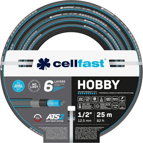 ASFASFq-TERRA - 1702191100 - Tuyau d'arrosage Hobby haut de gamme, multicolore, 1/2"", 25 m