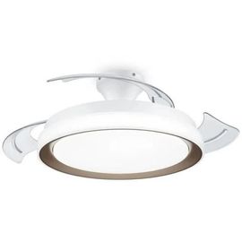 PHILIPS Ventilador techo Luz Bliss DC 28w Gold