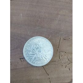 Pièce De 5 Francs En Argent - 1960