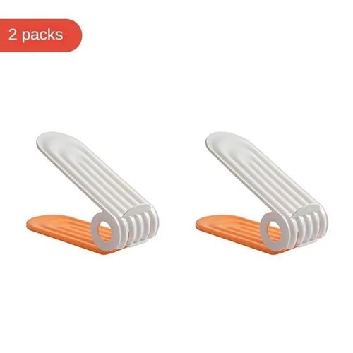(Style A) Étagère À Chaussures Pliable À 2 Niveaux, Réglable Et Peu Encombrante, Pour Placard/Entrée, Rangement Multicouche En Pp Durable