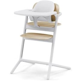 Pack Chaise Lemo 3 En 1 (Chaise + Babyset + Plateau Repas) - Sand White - Cybex Gold