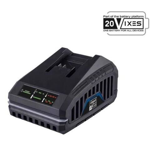 Chargeur de batterie - SCHEPPACH - 4.5 A - SBC4.5A - Charge les batteries Li-ion de la gamme Scheppach 20V IXES
