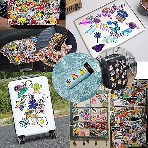 Lot De 100 Autocollants Mignons En Vinyle Imperméable Pour Ordinateur Portable, Skateboard, Bouteilles D'eau, Ordinateur, Pare-Chocs, Téléphone, Voiture - Pour Adultes, Enfants Et Adolescents