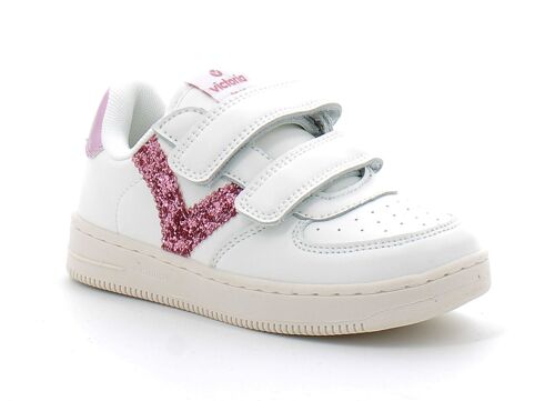 Baskets Victoria Tiempo Efecto Piel Fantasia Pour Enfant