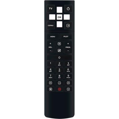 Télécommande Remplacée Convient Pour Pilot Canal+ Cyfra+ Nc+ Sagemcom Pilot Dsi83, Dsi87, Dsiw74, Dsi 83, Dsi 87, Dsi W74, Wifi Box+, Wifipremium Box+ Dsiw74
