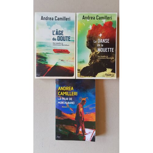 Andrea Camilleri - Lot De 3 Livres