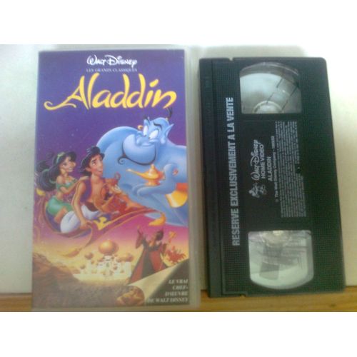 Cassette Vidéo Vhs - Aladdin - Walt Disney