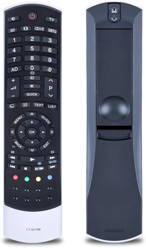 Télécommande de rechange CT-90388 pour Toshiba TV 32RL838 32RL838G 32TL838 32TL868 40TL838G 40TL838R 40TL868G 40RL838 46TL838 46TL838G 46TL838F-K-K Une configuration requise