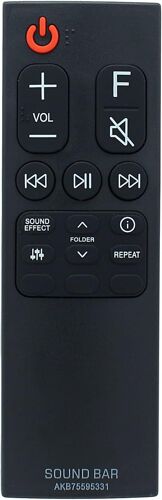 AKB75595331 Replacement Remote Control for LG SL6Y SPL5B-W SN6Y SPN5B-W SL4 SPH4B-W SL5Y SN7CY SNC4R SPH4B-W SPJ4-S S65S3-S SL4Y SL7Y