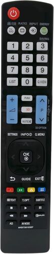 AKB73615307 Remplacement de la t¿¿l¿¿commande Compatible avec LG TV 55LM615S 32LM3400 32LM611S 37LM611S 42LM3400 42LM615S 47LM615S 55LM615S 37LS3400