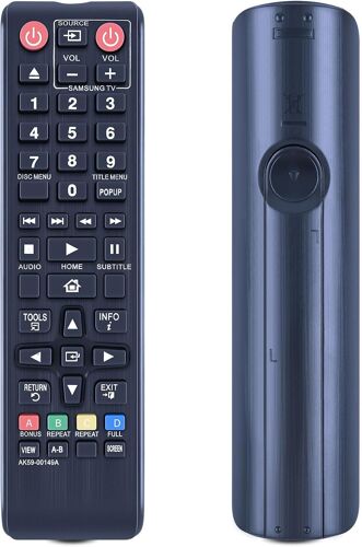Télécommande de rechange AK59-00149A compatible avec Samsung Blu-Ray Disc DVD BD Player BD-E5200 BD-E5300 BD-E5500 BDF5100 BD-F5100 BD-F5500 BD-H5500 BD-H5900 BD-J45000 BD-J5. 700 BD-J5900(Q831)