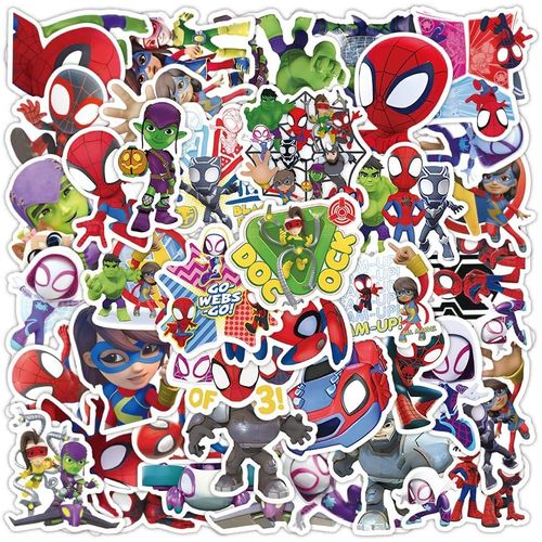 Jum-Spider Autocollant Enfants,100 Feuilles Toussaint Autocollants Vinyles Etanches Pour Les Décorations Artisanales,Bouteilles D'eau,Scrapbooking,Ordinateurs Portables,Coques De Téléphone,Vélo