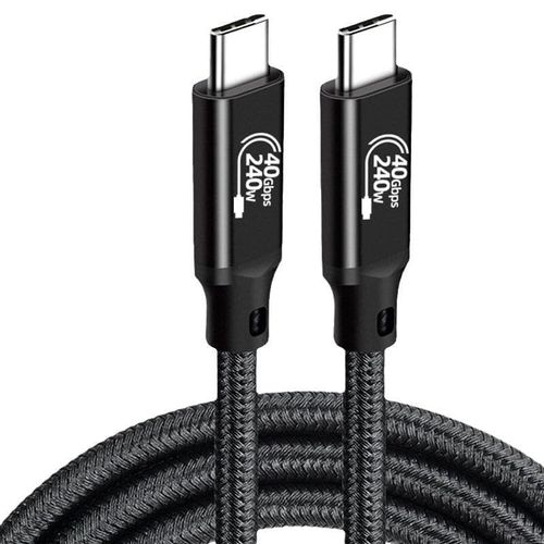 TIANYI-240W Câble USB C vers USB C PD3.1 Charge Rapide 3.2 Gen2 20Gbps 3 Mètres Charge Cable Type C 48V/5A, 4K@60Hz Vidéo, Fil Cordon USBC pour MacBook Switch SSD VR iPhone 15 16 Pro Max Galaxy