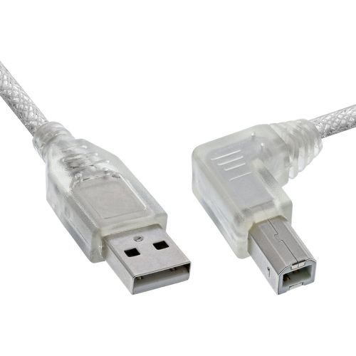 0.5m USB 2.0 AM/BM câble USB 0,5 m USB A USB B Transparent